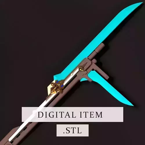 HONKAI IMPACT STAR RAIL - BRONYA RAND WEAPON -3D FILE STL- 3D print model