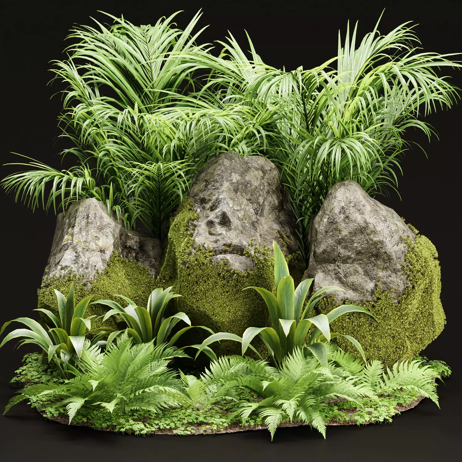 Low Poly Garden Asset collection vol 216 Low-poly 3D model_0