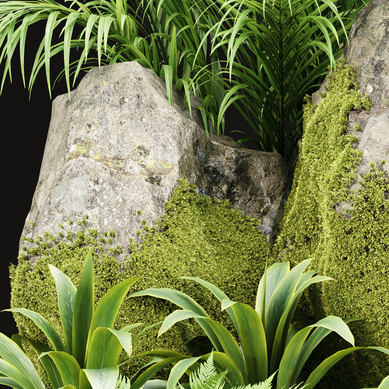 Low Poly Garden Asset collection vol 216 Low-poly 3D model_2