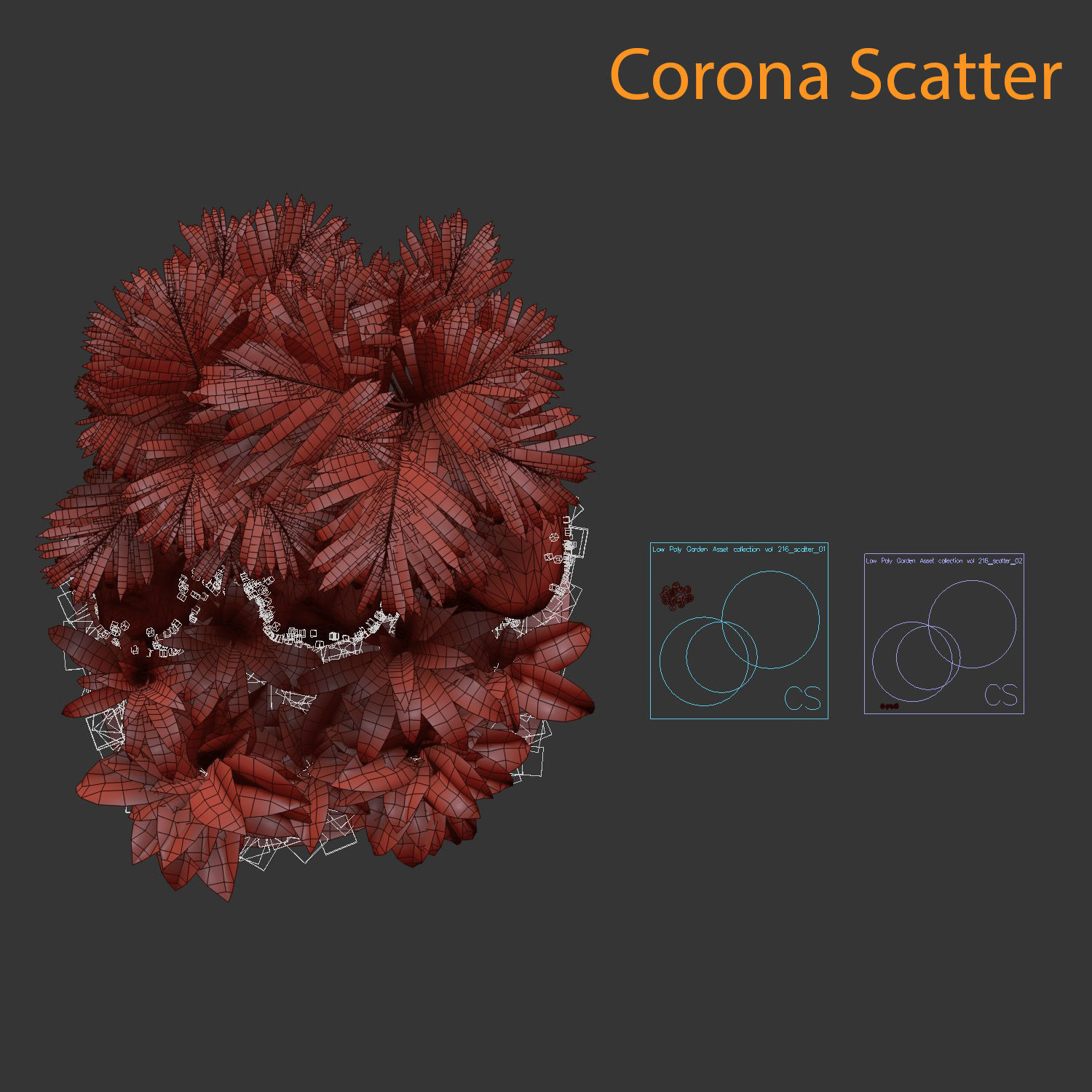 Low Poly Garden Asset collection vol 216 Low-poly 3D model_10