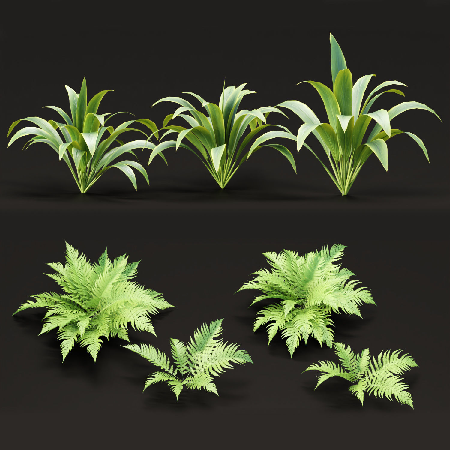 Low Poly Garden Asset collection vol 216 Low-poly 3D model_6