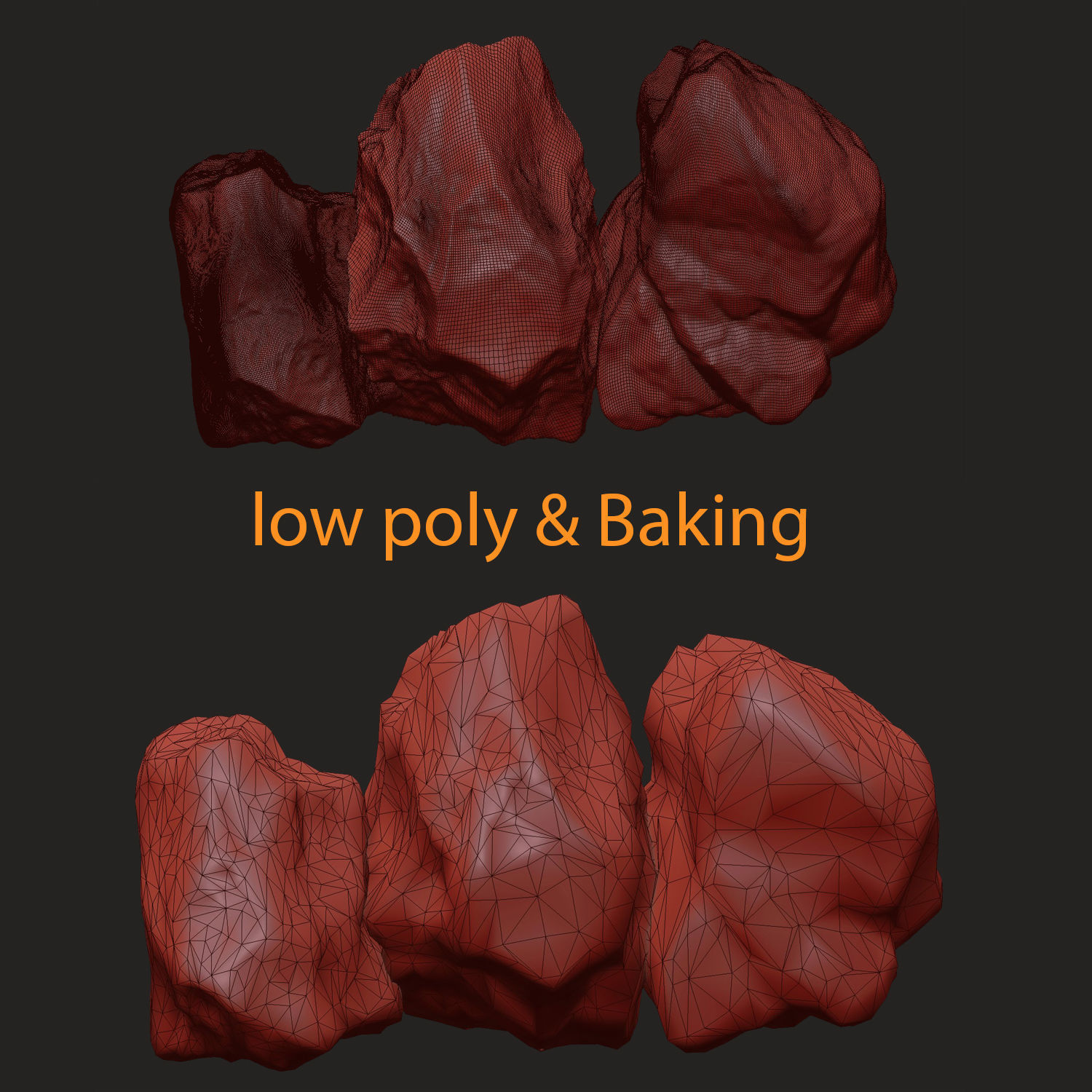 Low Poly Garden Asset collection vol 216 Low-poly 3D model_1