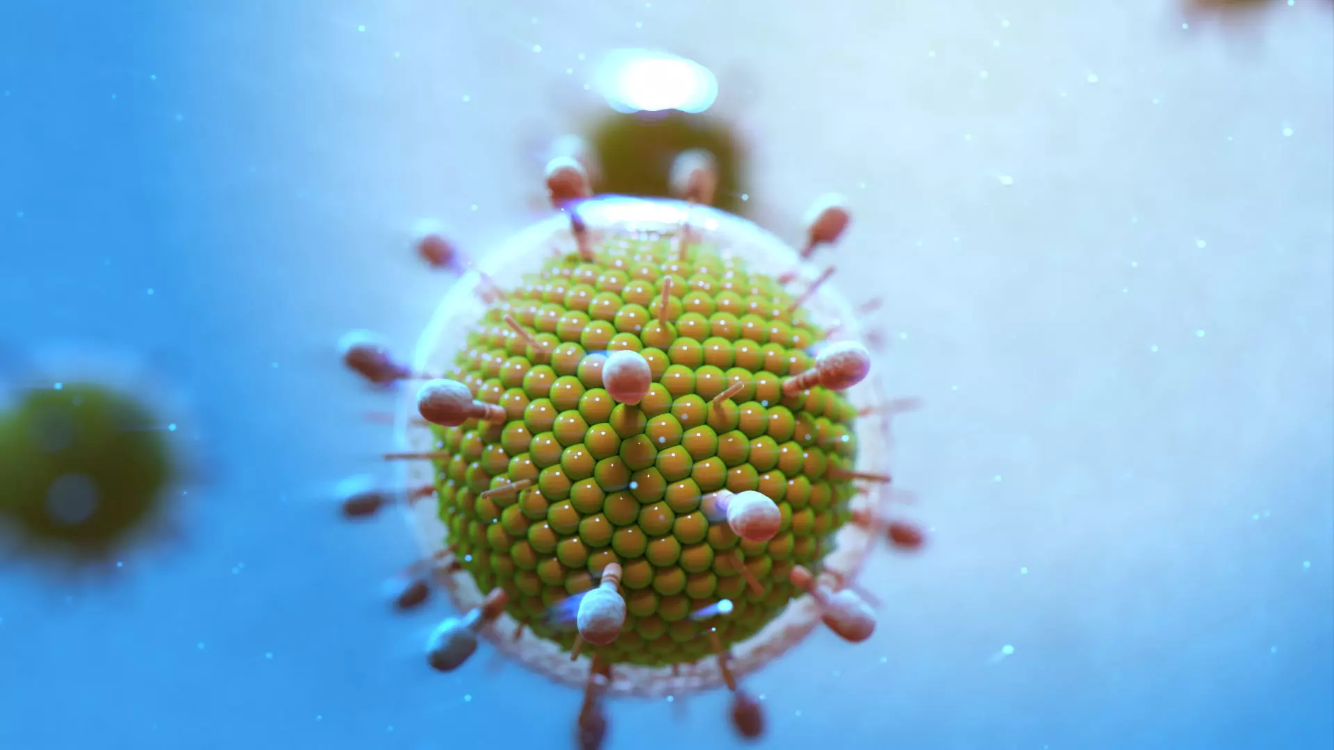 Virus mumbs parotitis 3D model_0