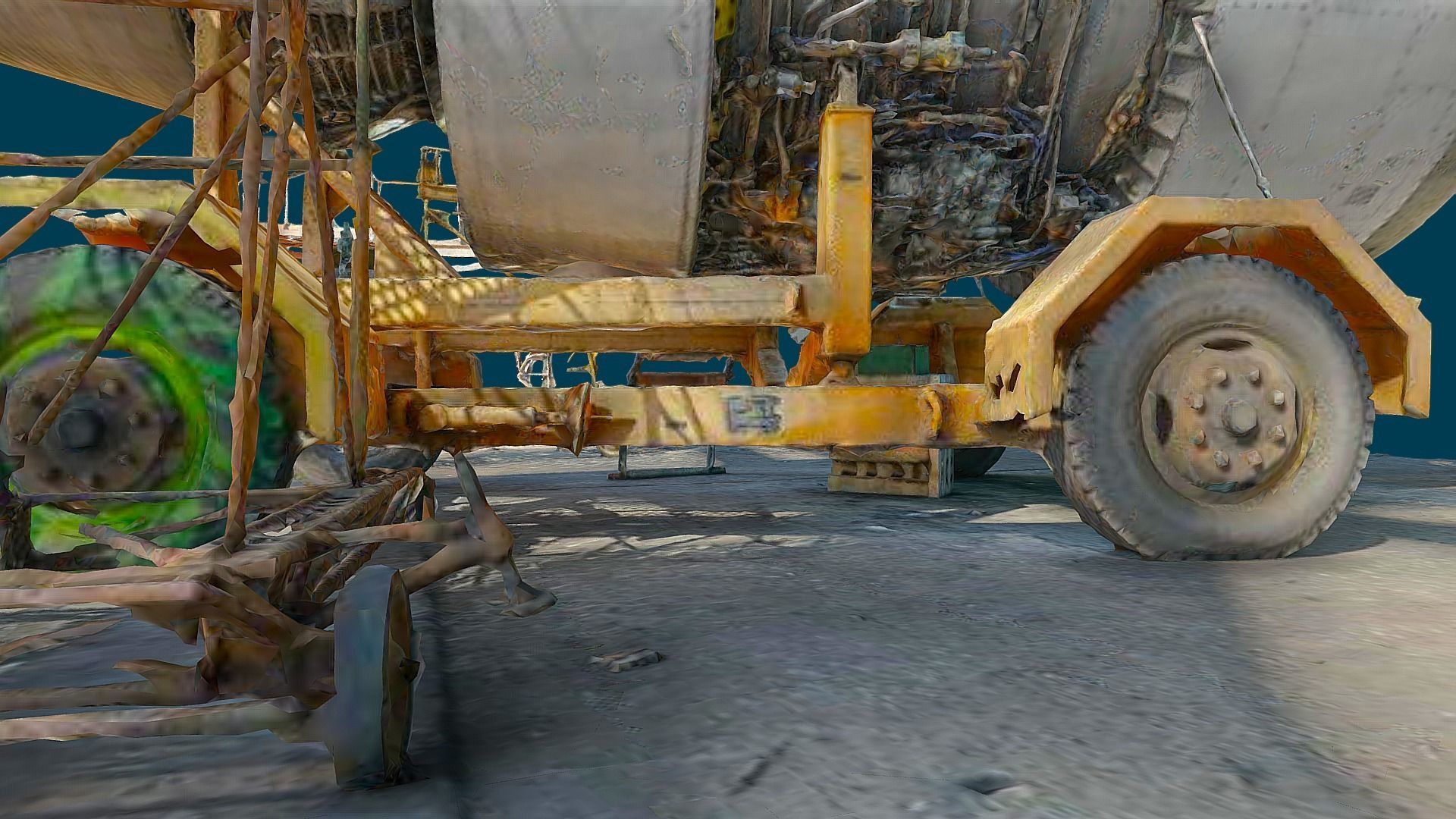 3D model - An-225 Real Mriya destroyed Engine - Ukraine 3D model_18