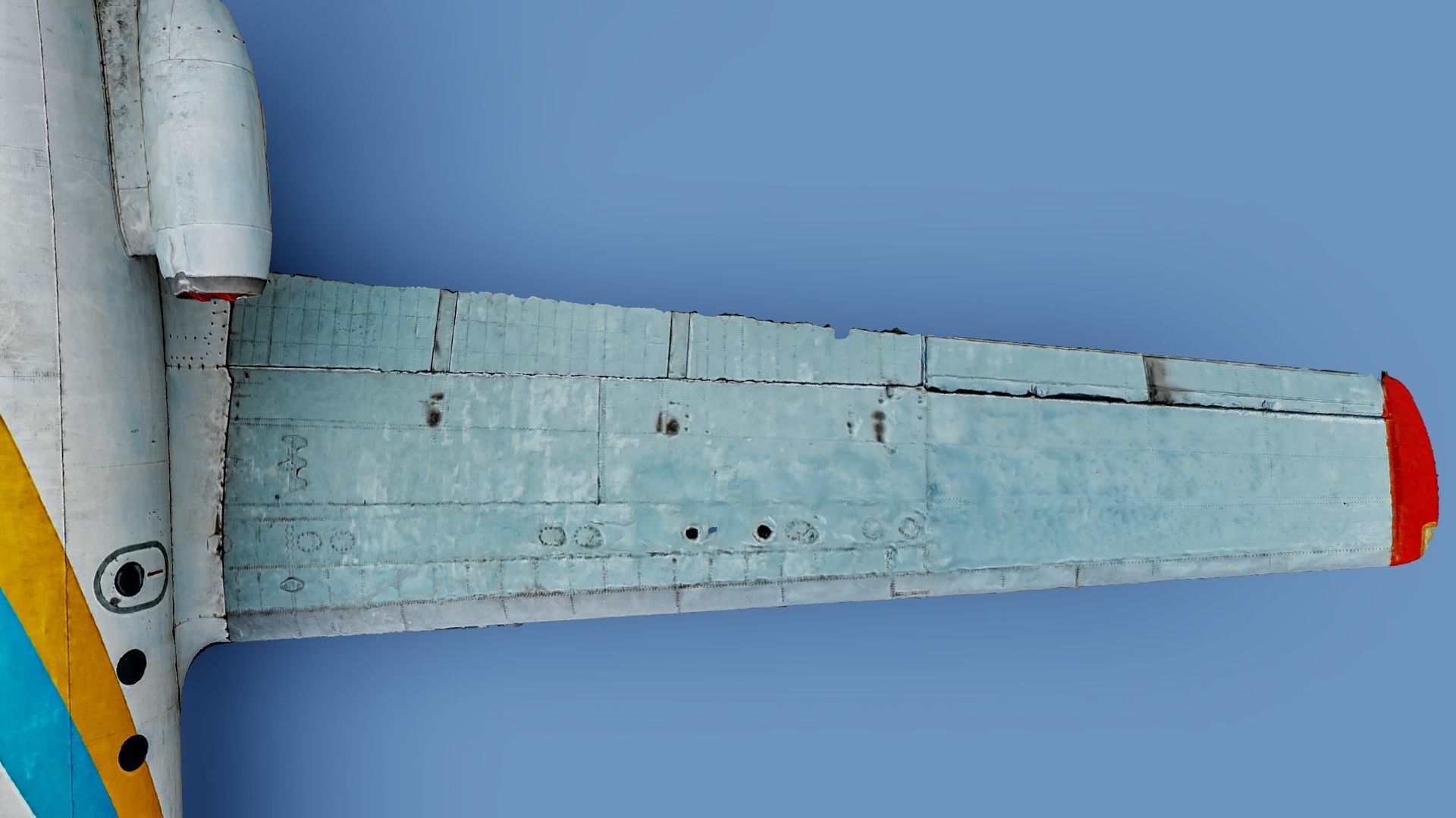 3D model Yakovlev yak 40 airplane Ukraine Antonov photogrammetry 3D model_8