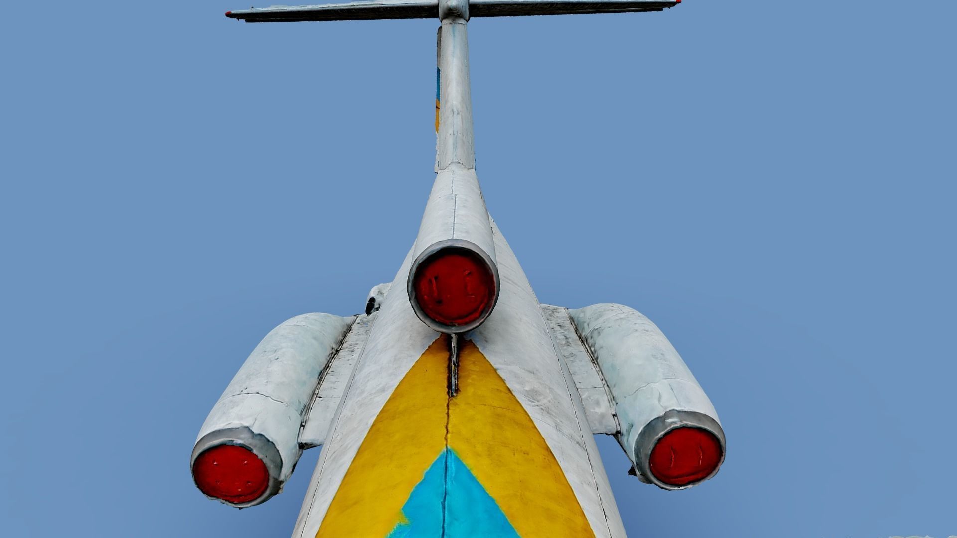 3D model Yakovlev yak 40 airplane Ukraine Antonov photogrammetry 3D model_5