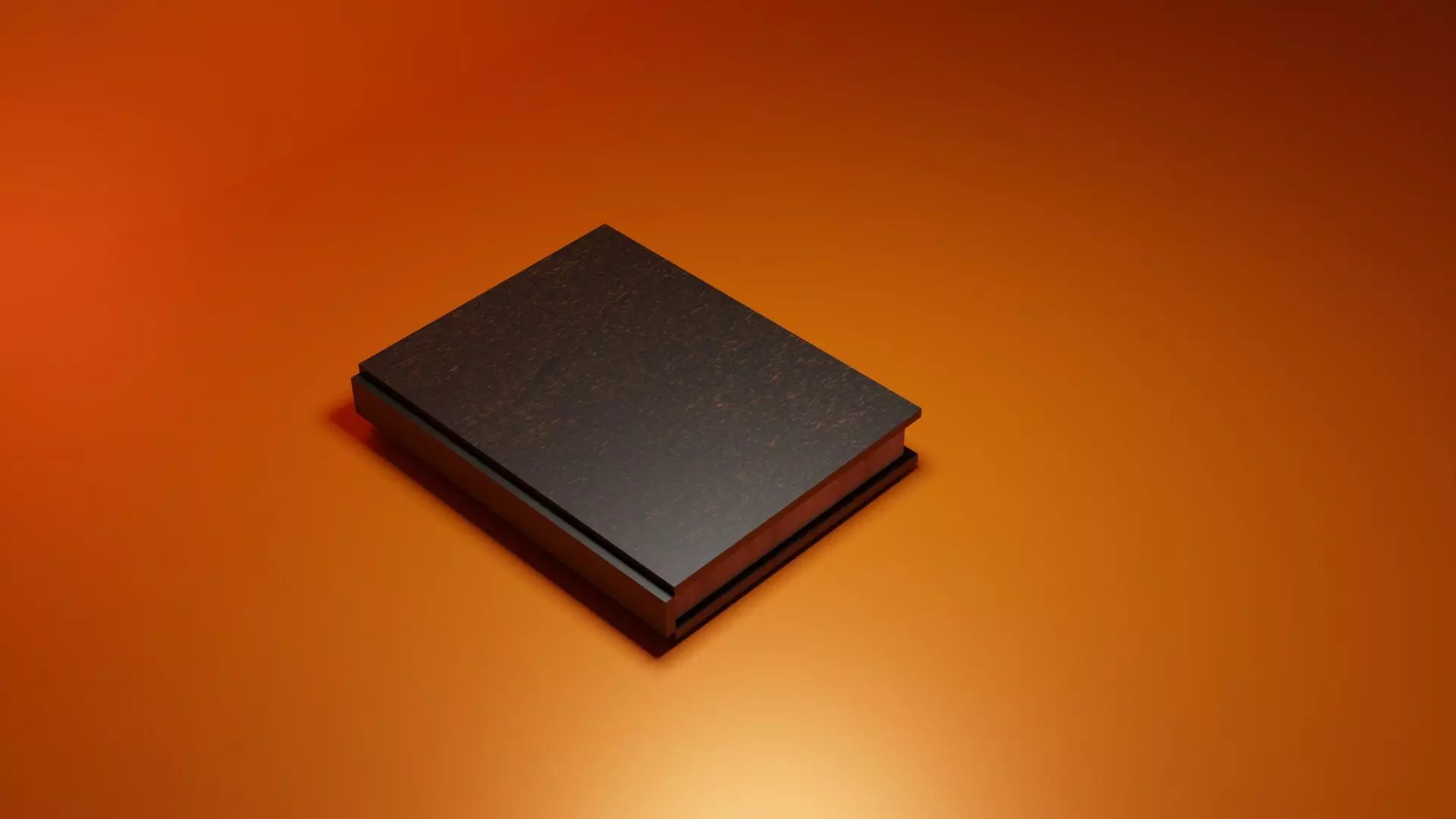 Animated Old Thick Book 3D model
