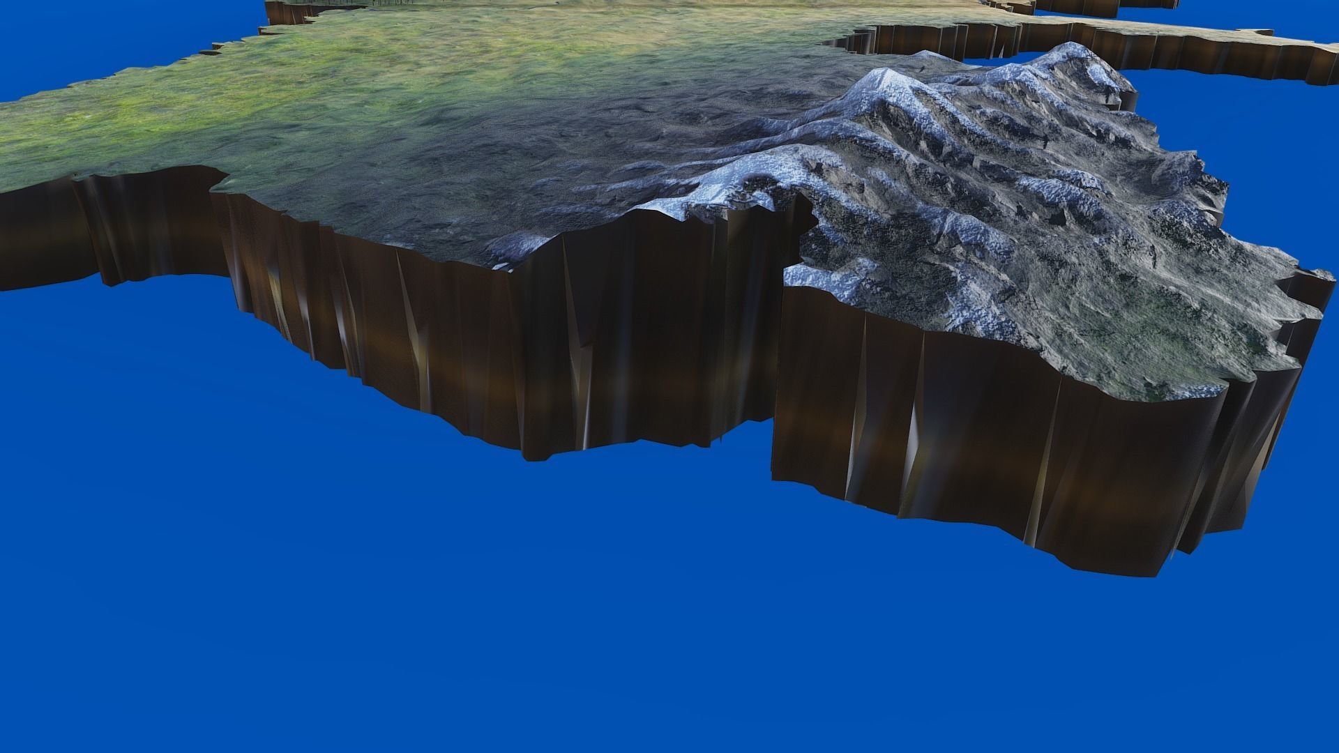 3d map of Ukraine obj gltf usdz 3D model_7