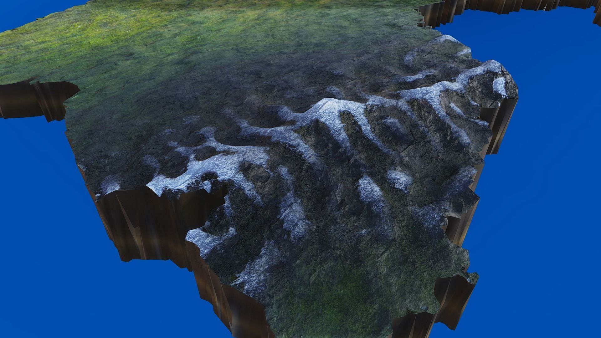 3d map of Ukraine obj gltf usdz 3D model_6