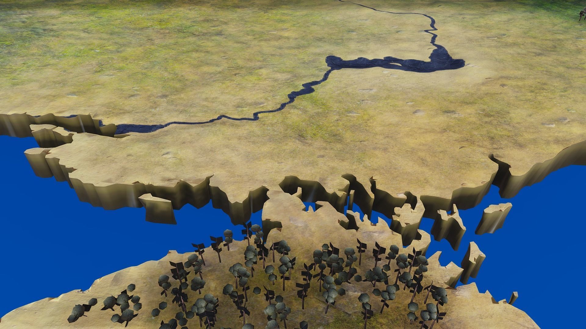 3d map of Ukraine obj gltf usdz 3D model_3