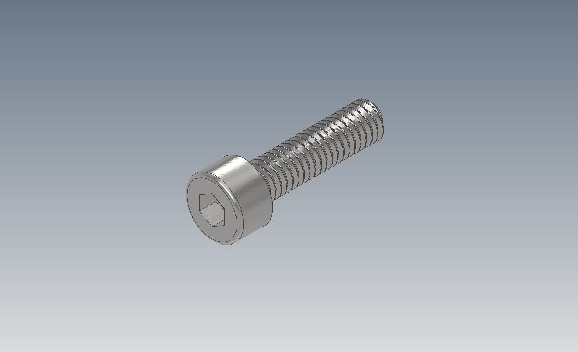 M4 Socket Head -DIN 912- Standard Bolts Collection 3D print model_4