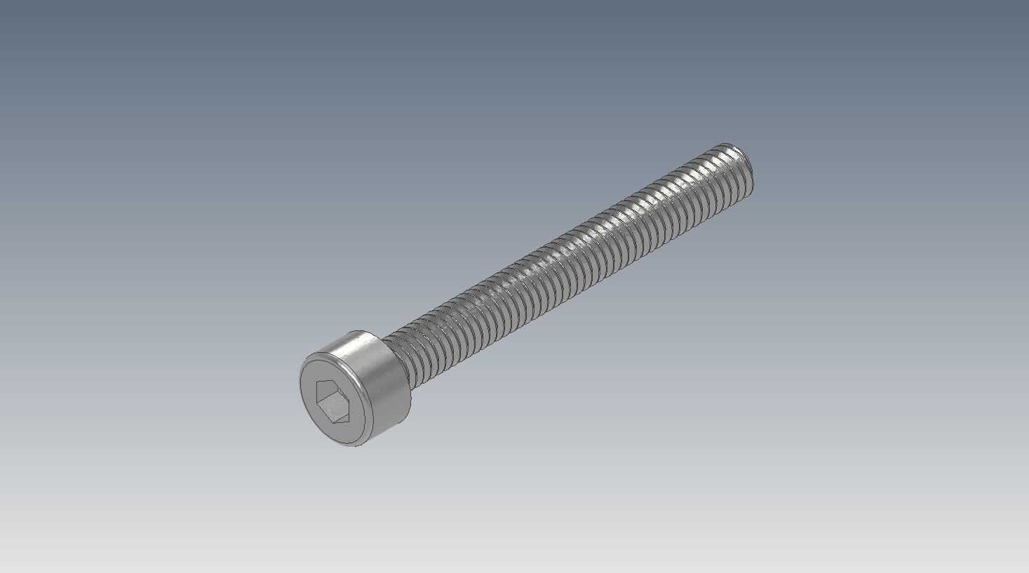 M4 Socket Head -DIN 912- Standard Bolts Collection 3D print model_8