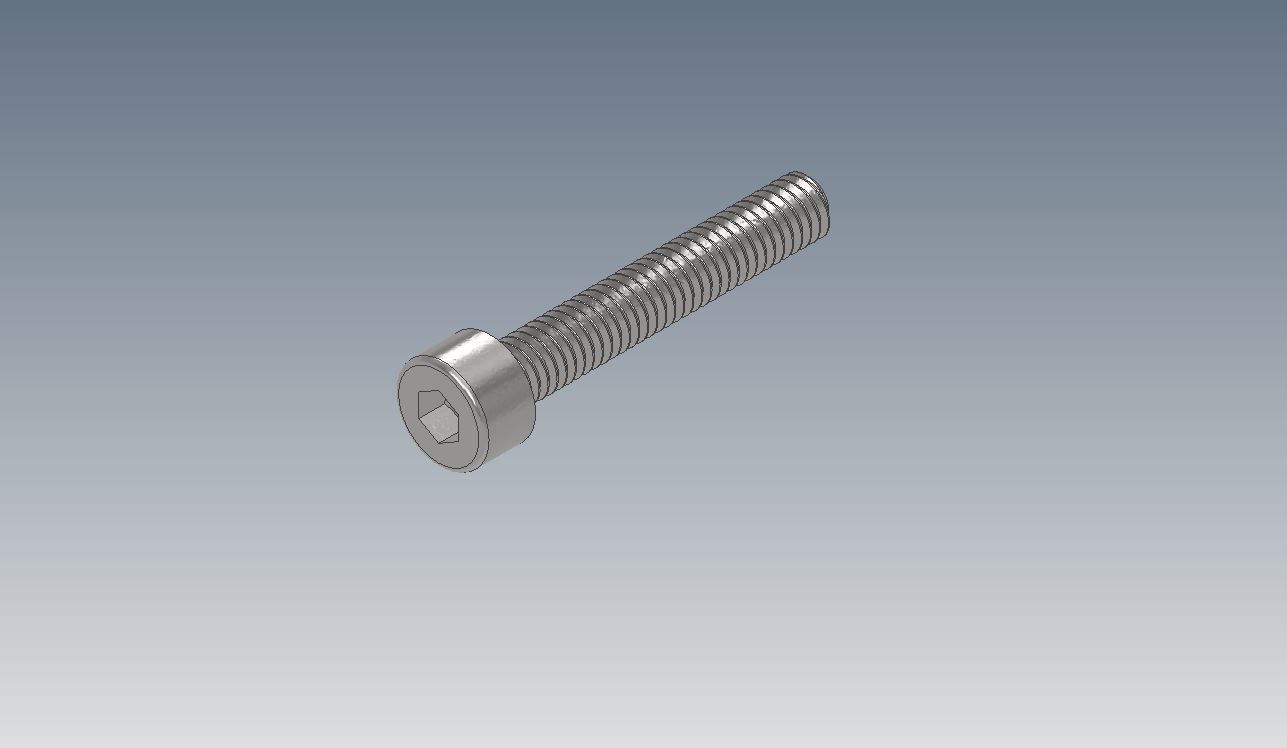 M4 Socket Head -DIN 912- Standard Bolts Collection 3D print model_6