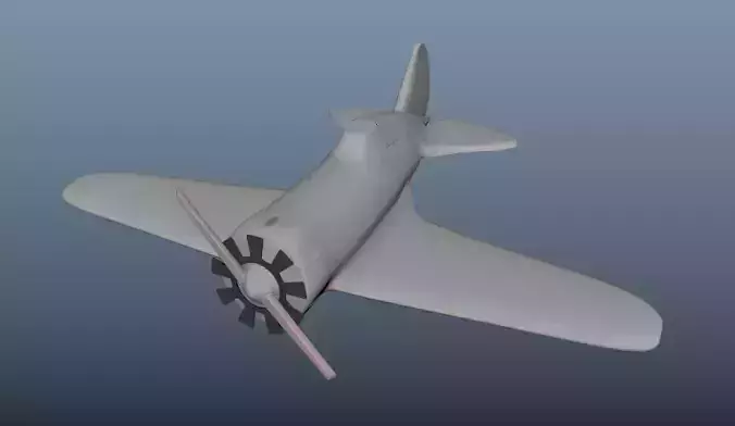3d plane i-16 model