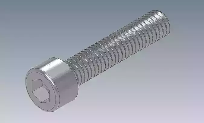 M6x30 - M6x30x20 - M6x30x25 Socket Head DIN 912 Standard Bolts 