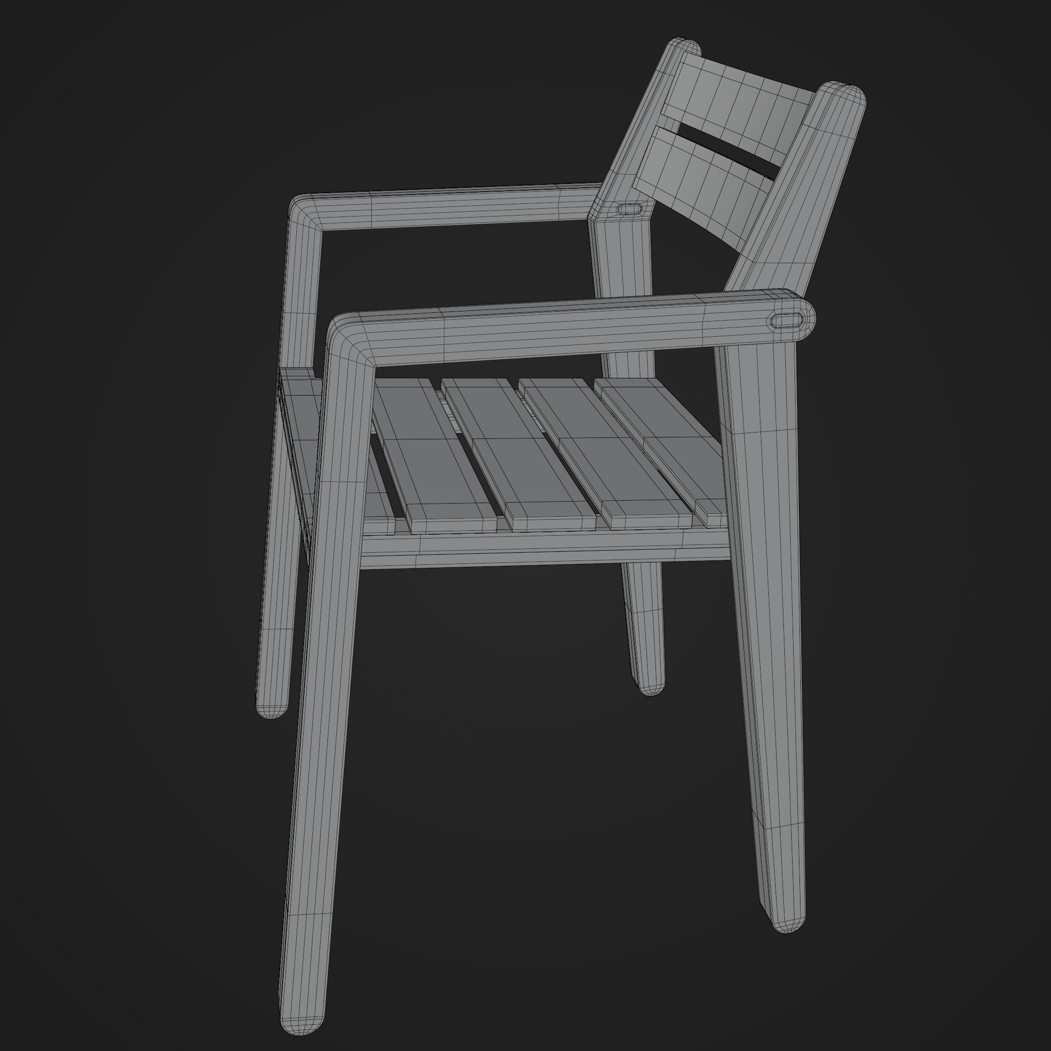 Zania Chair  3D model_9