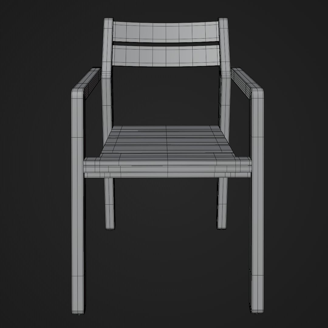 Zania Chair  3D model_8