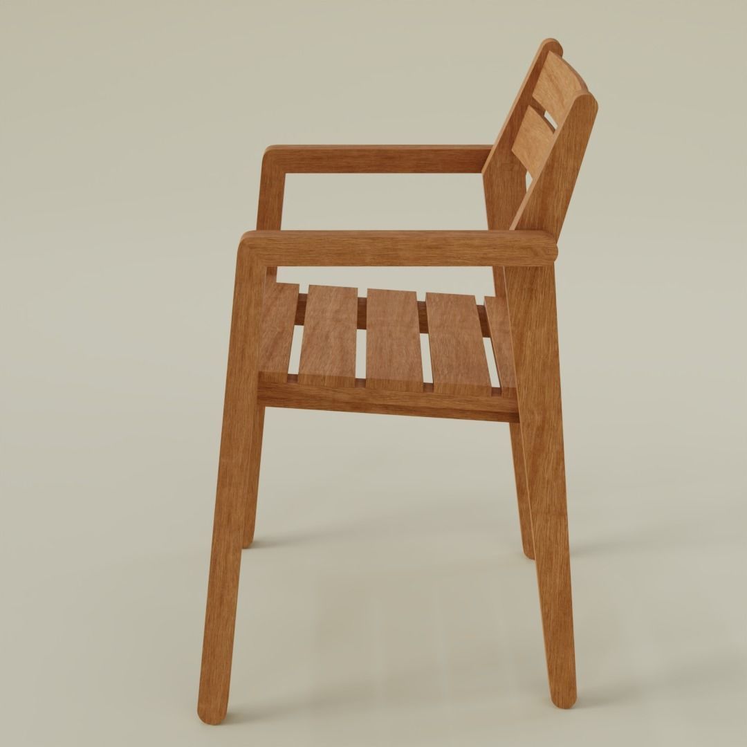 Zania Chair  3D model_2