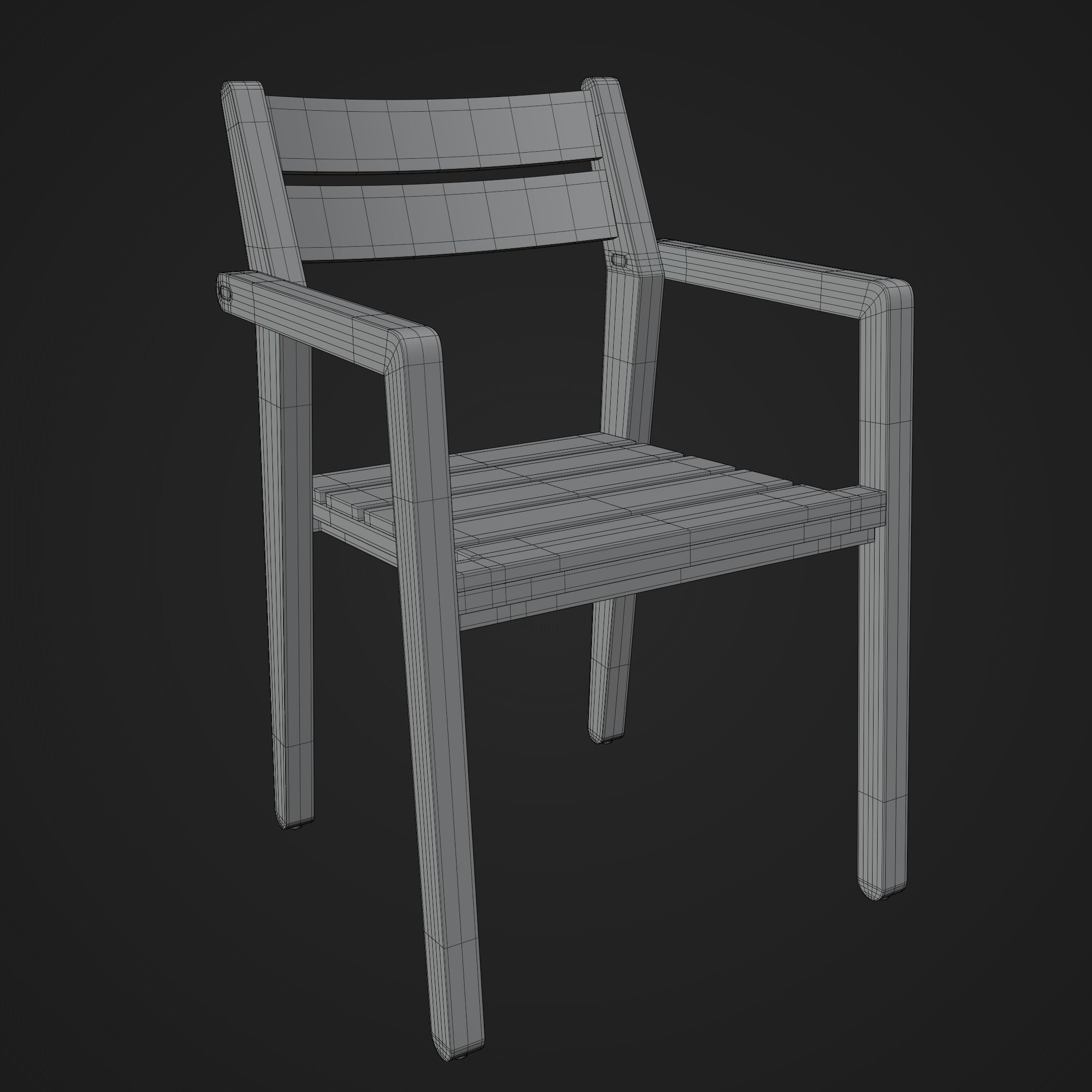 Zania Chair  3D model_7