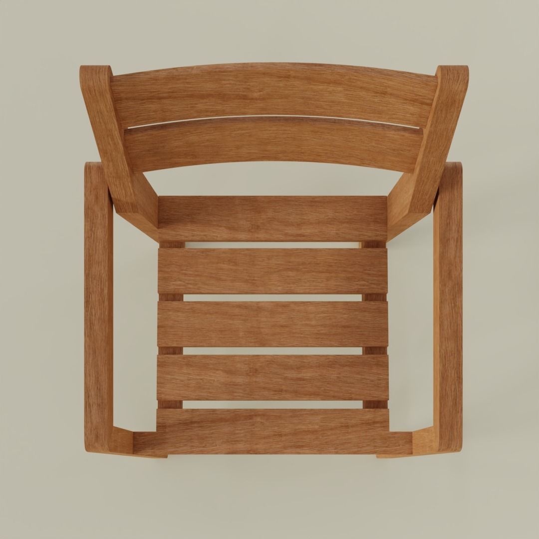 Zania Chair  3D model_4