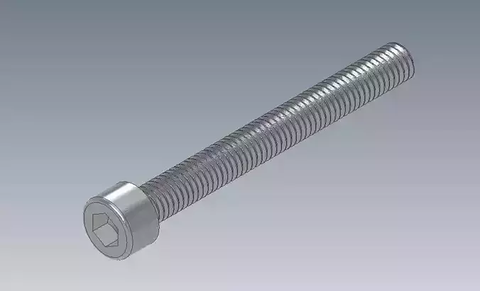 M6x55 - M6x55x35 - M6x55x45 Socket Head DIN 912 Standard Bolts 