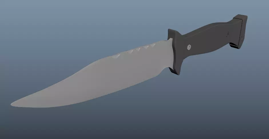 knife 3d model Free 3D model