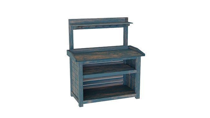 Potting Bench Free 3D model
