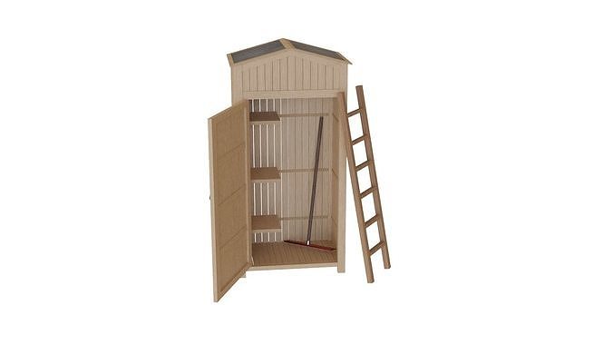 Garden Shed Free 3D model
