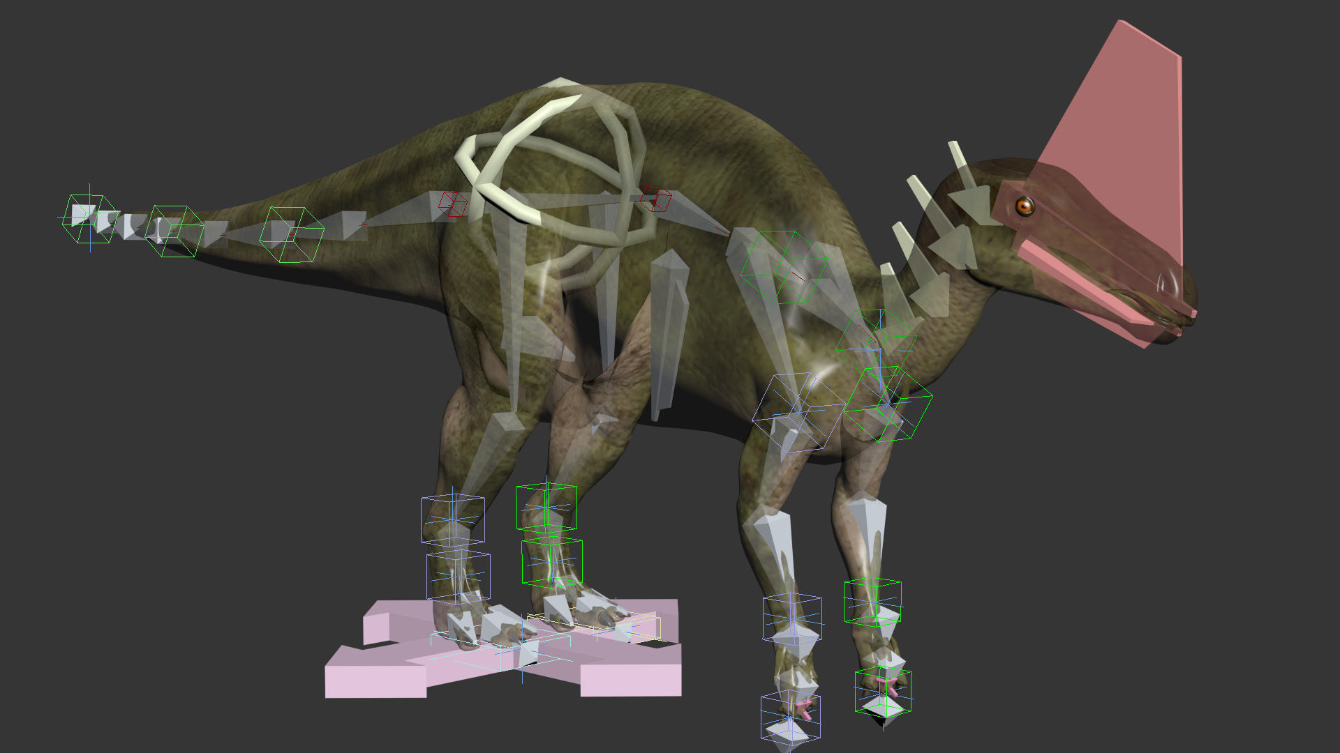 Dino Extra Pack 8K - fully animated 3D model_163