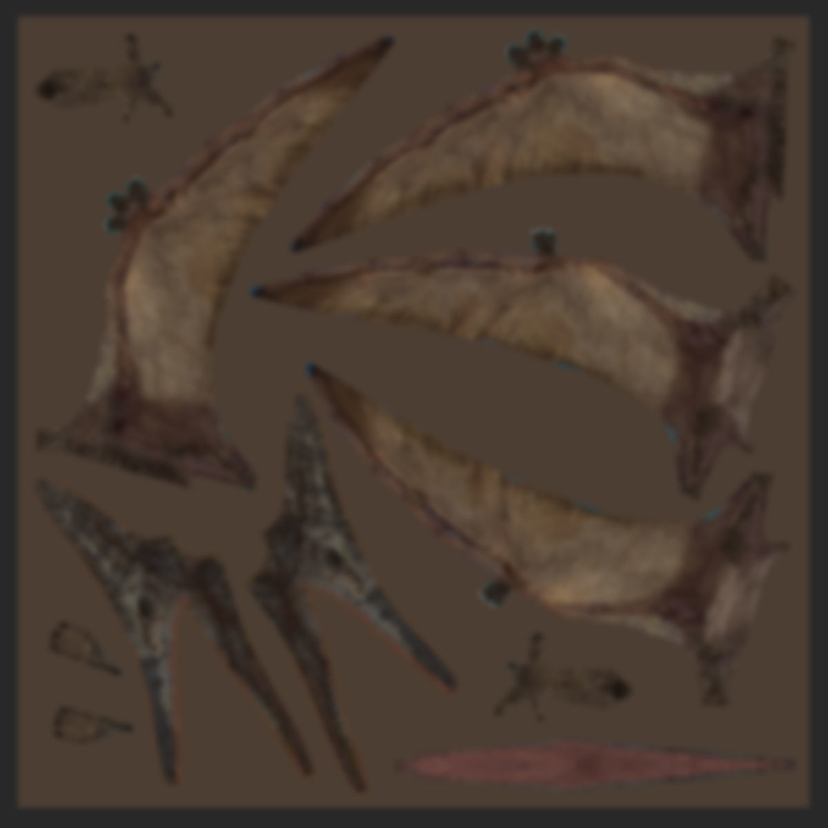 Dino Extra Pack 8K - fully animated 3D model_41