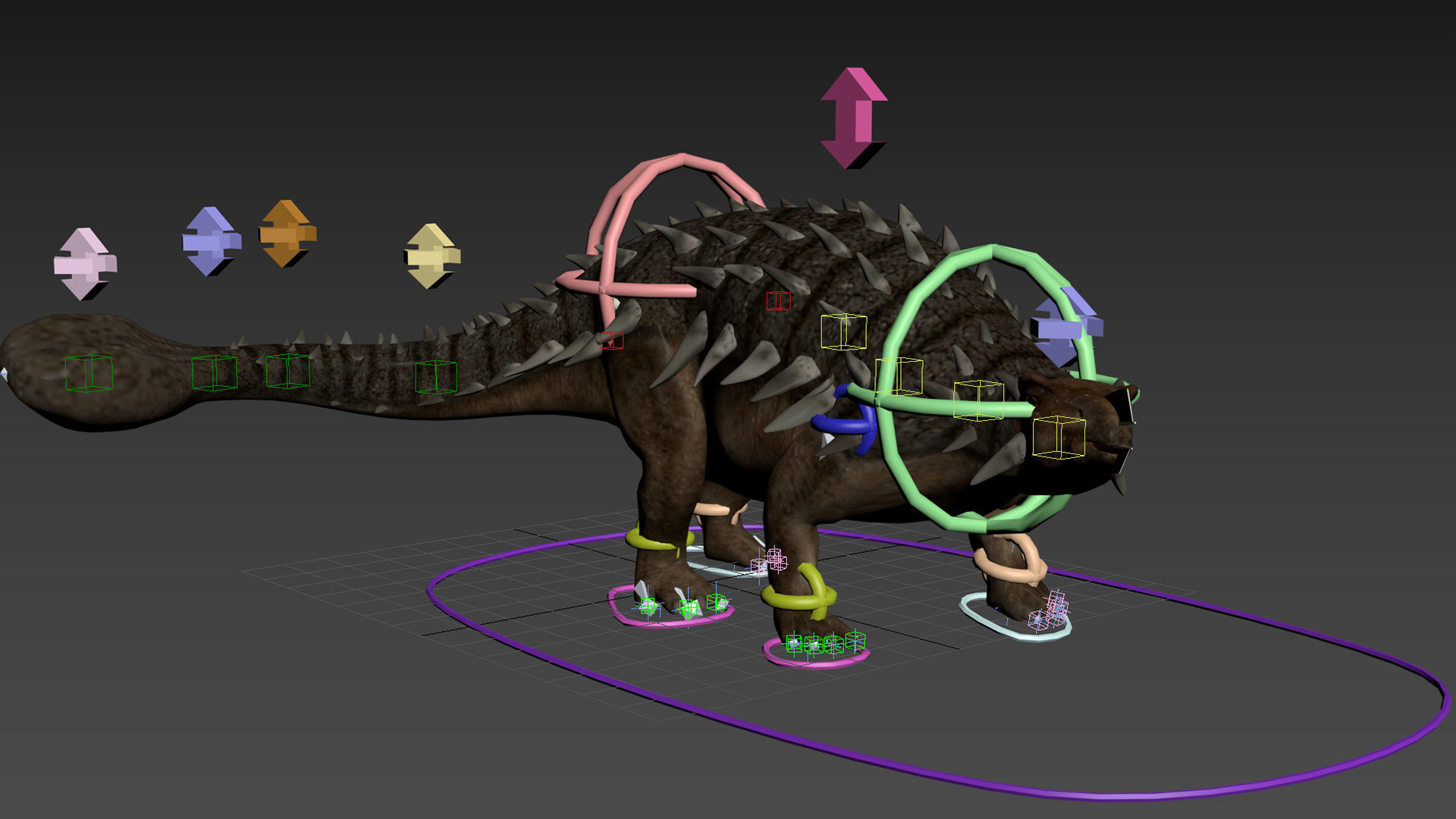Dino Extra Pack 8K - fully animated 3D model_79
