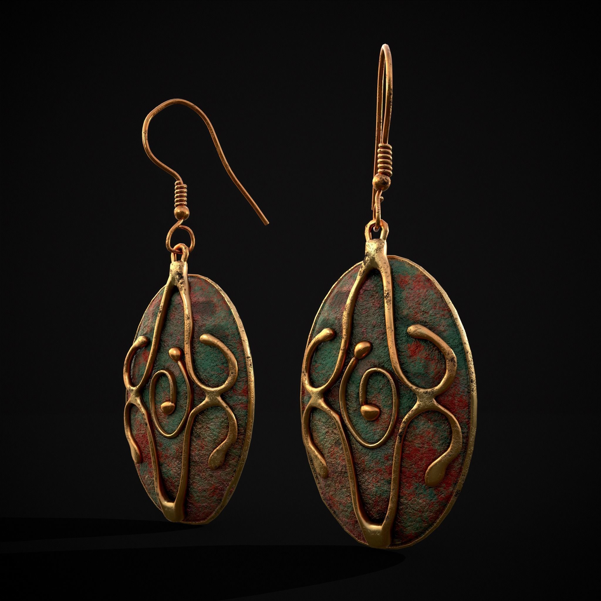 Medieval Jewelry Pack One 3D Model Collection_26