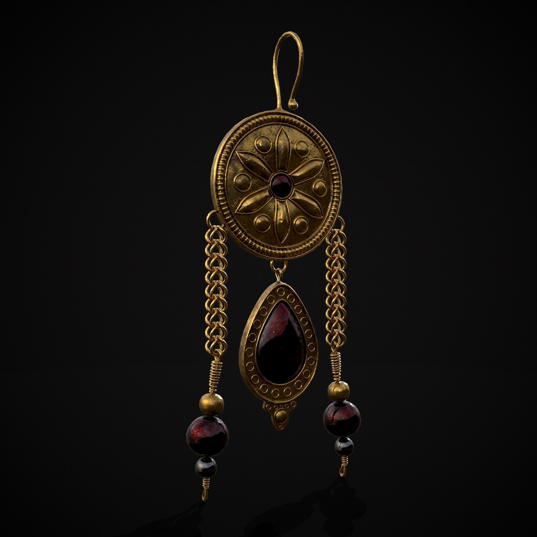 Medieval Jewelry Pack One 3D Model Collection_30