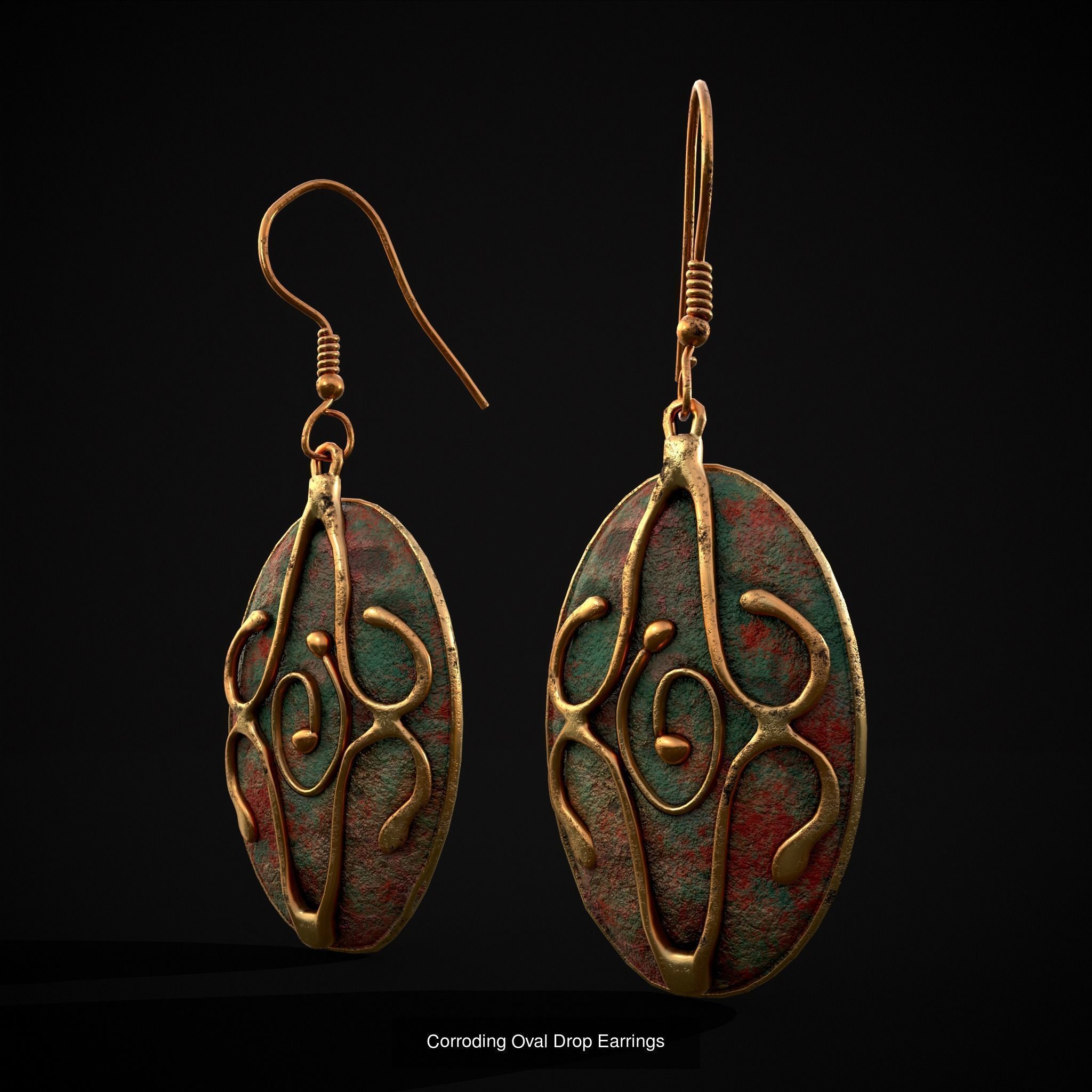 Medieval Jewelry Pack One 3D Model Collection_35