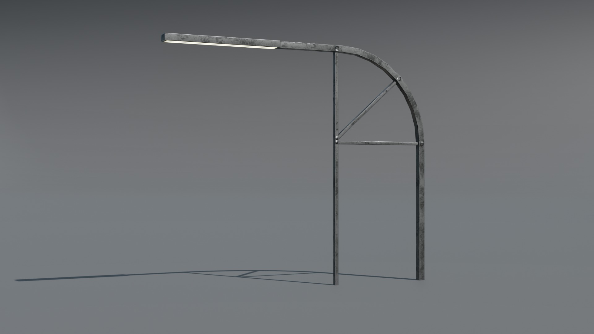 Street retro future props - Asset Pack Low-poly 3D model_3