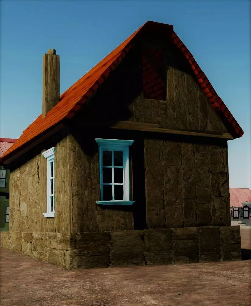 A small home Free 3D model