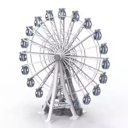 Ferris wheel miniature 3D print model