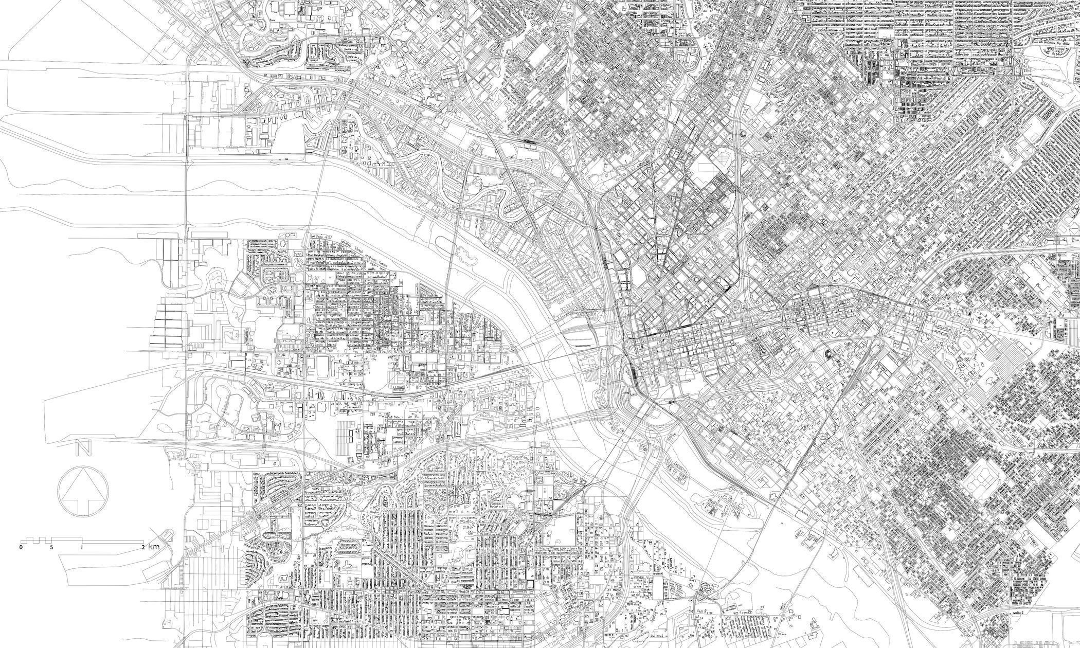 Texas Dallas USA - Mass buildings 3D model_9