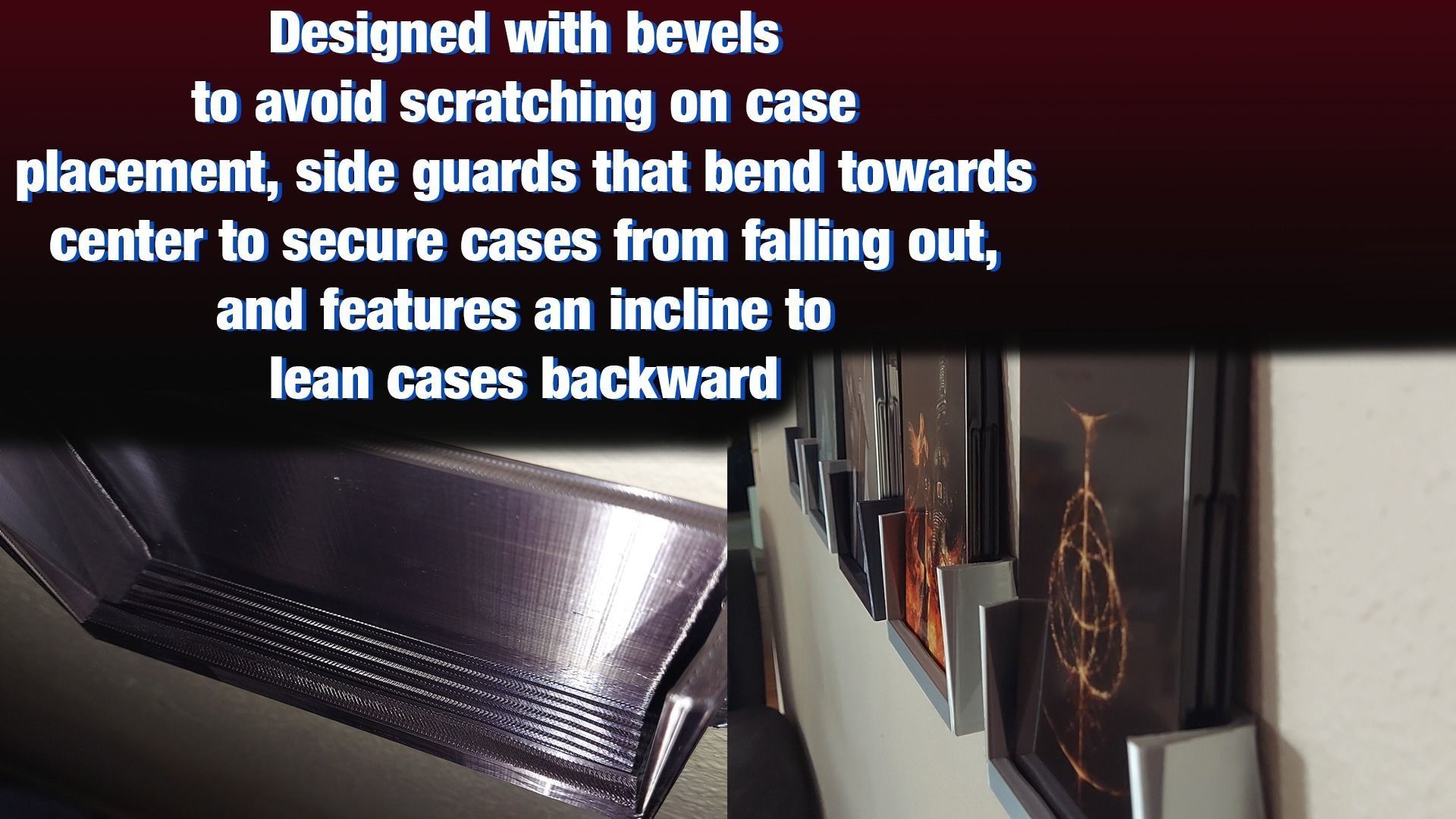 Case and Steelbook Video Game Display 3D print model_1
