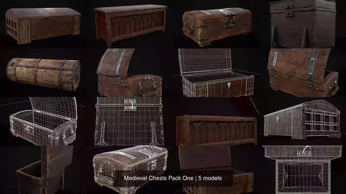 Medieval Chests Pack One