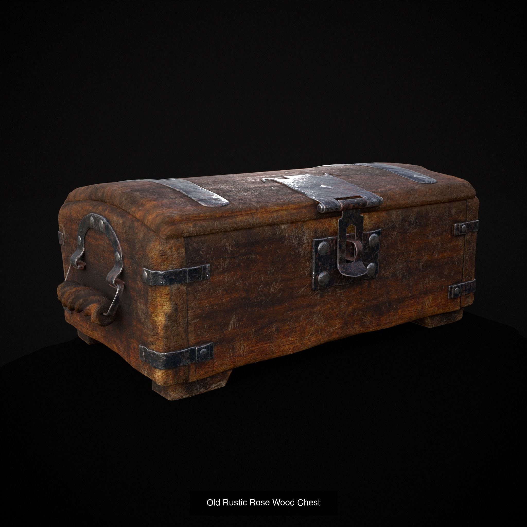 Medieval Chests Pack One 3D Model Collection_12