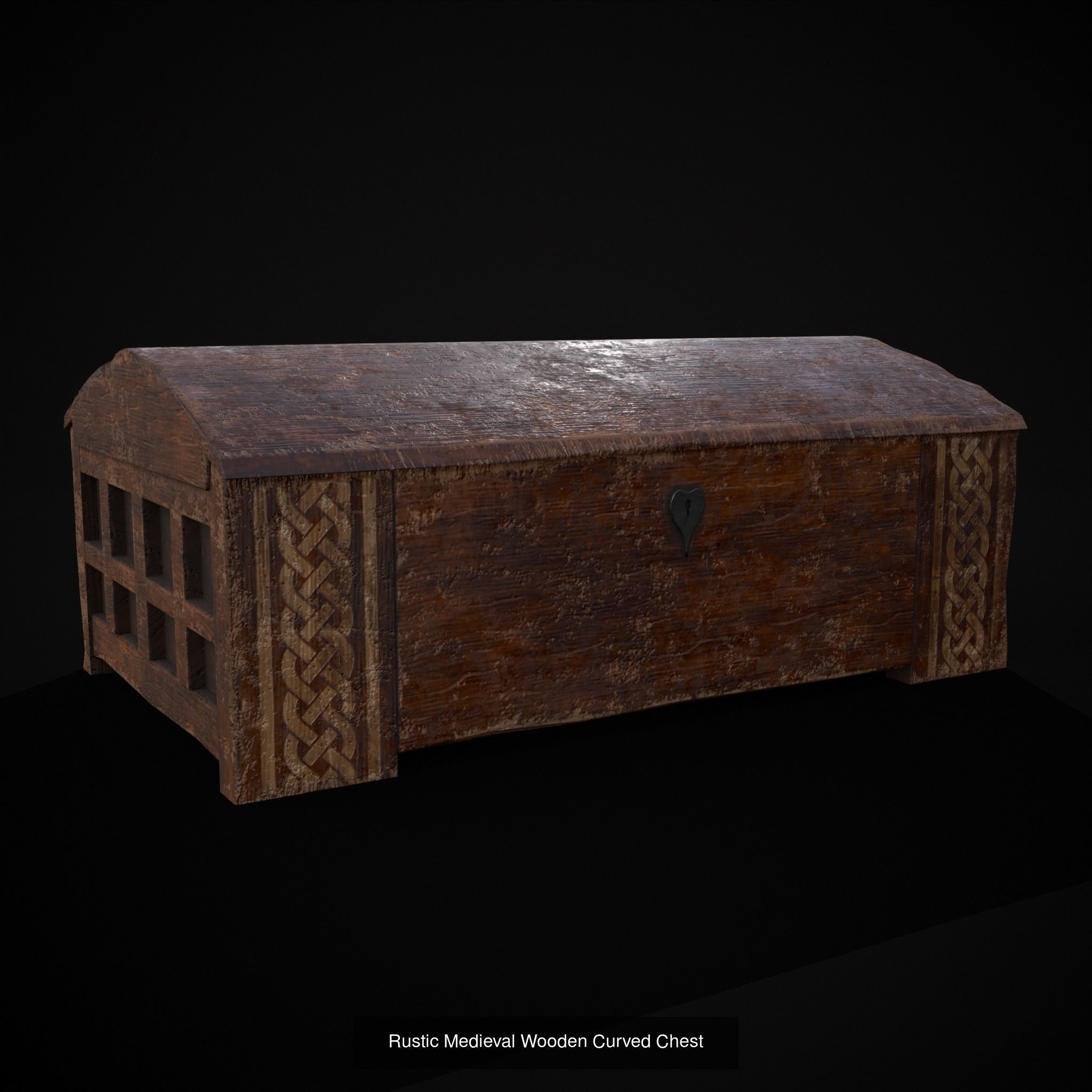 Medieval Chests Pack One 3D Model Collection_10
