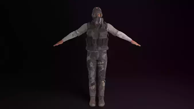 Apocalypse Male Rigged