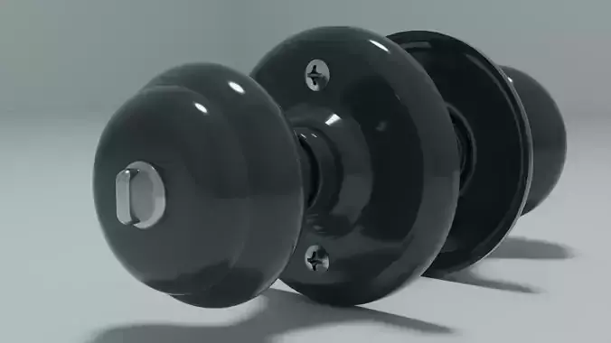 Standard door knob Free 3D model