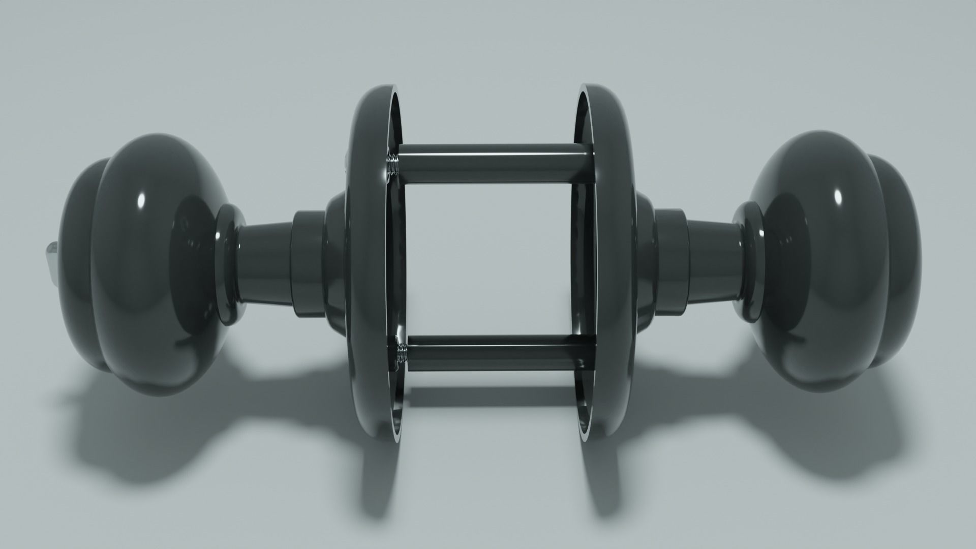 Standard door knob Free 3D model_2