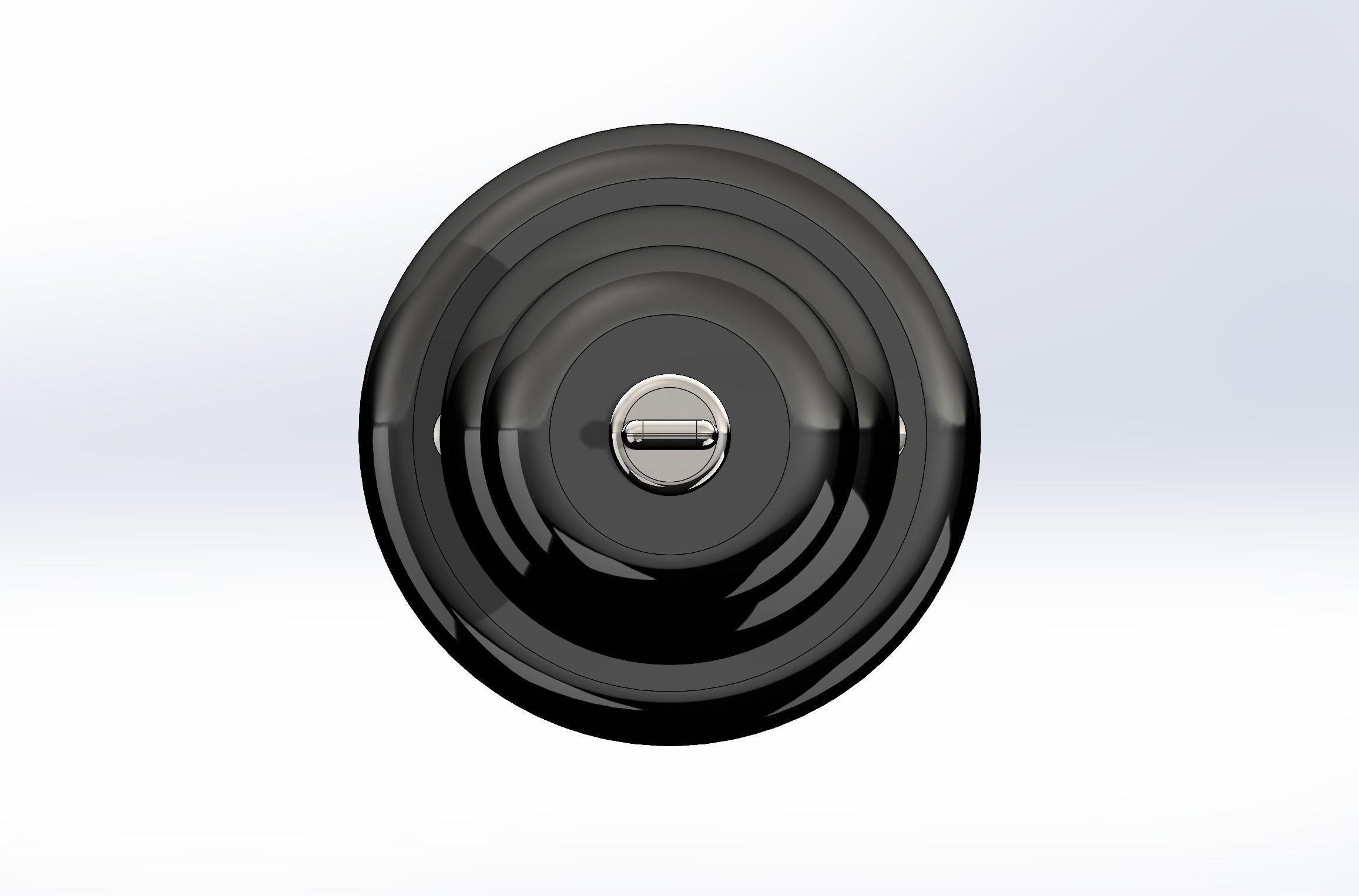 Standard door knob Free 3D model_4