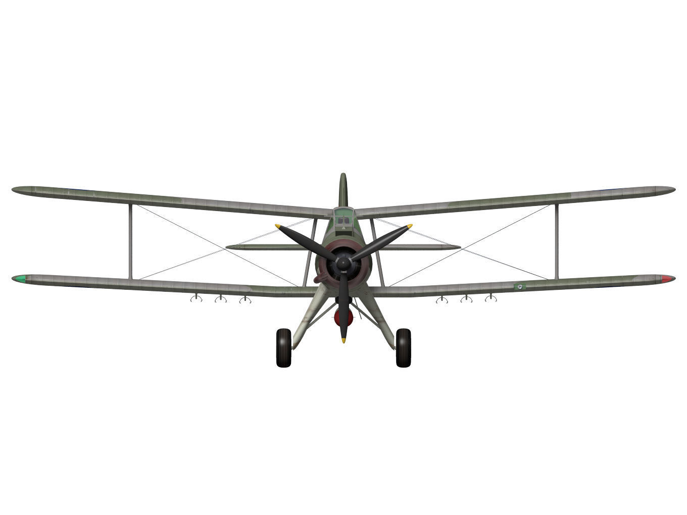 Fairey Albacore 3D model_8