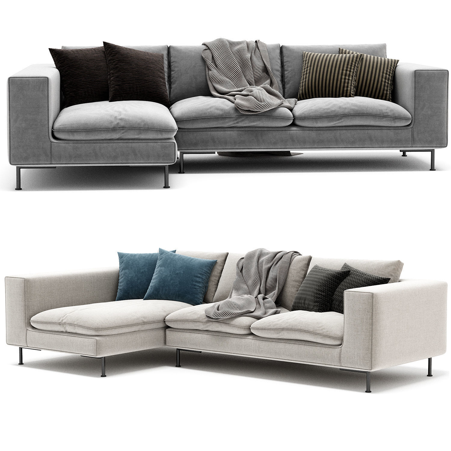 Mohd Selection Carnaby Modular Sofa 3D model_1