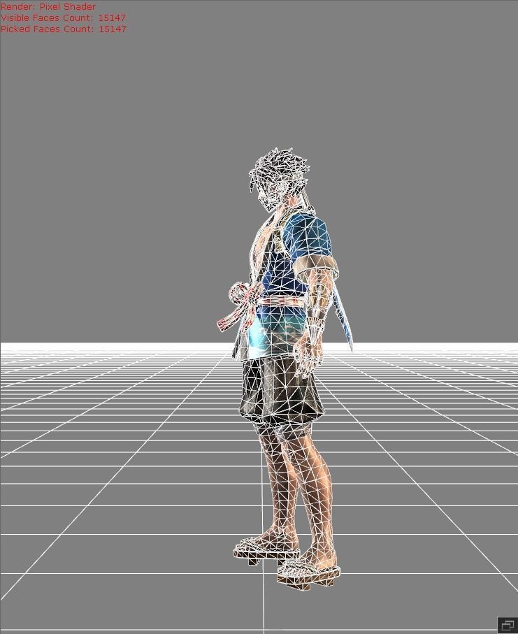 Hayabusa Sushi Master Low-poly 3D model_4