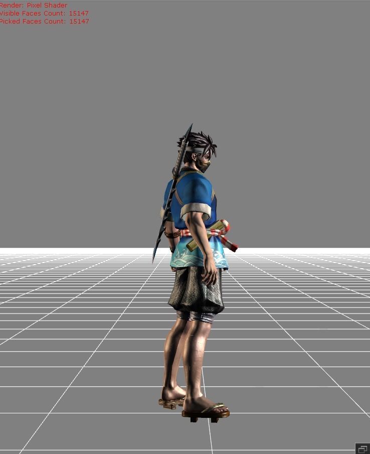 Hayabusa Sushi Master Low-poly 3D model_2